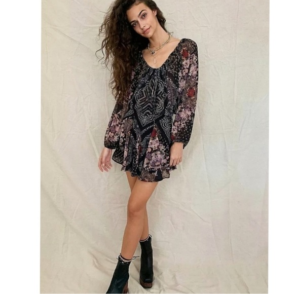 Free People - Seven Wonders Mini Dress, M - Picture 2 of 14